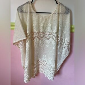 Lace pool coverup